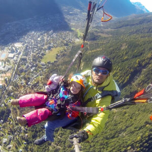 Bon cadeau vol en parapente depuis Planpraz enfant